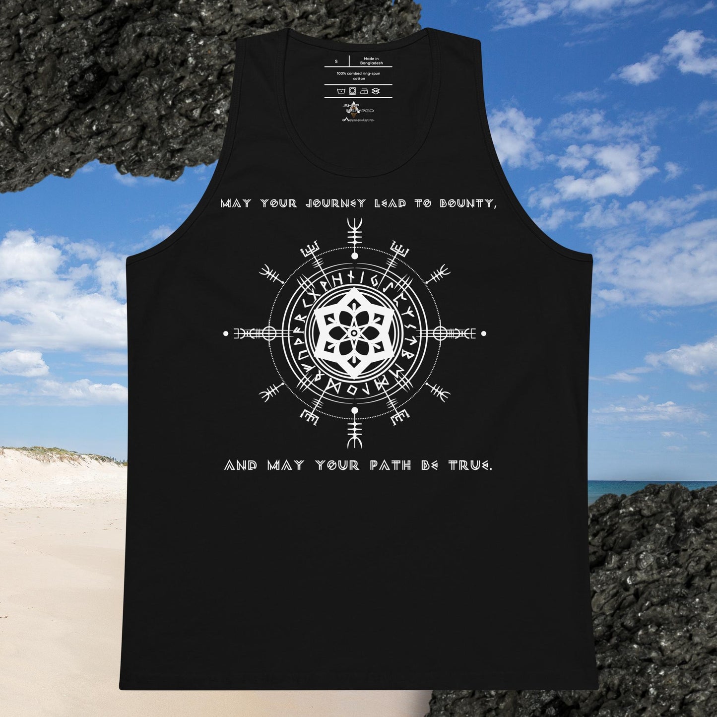 Vegvisir Flower Men's Tank
