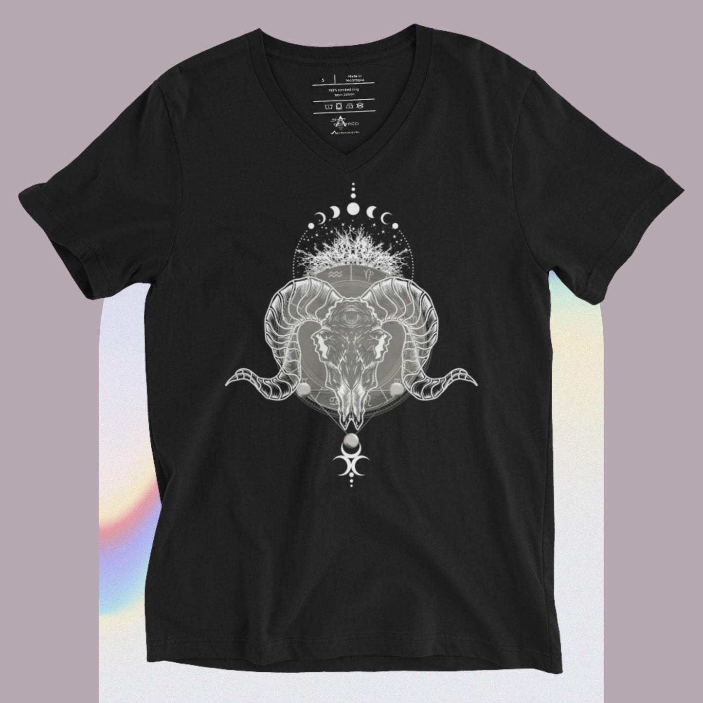 Unisex Short Sleeve V-Neck T-Shirt