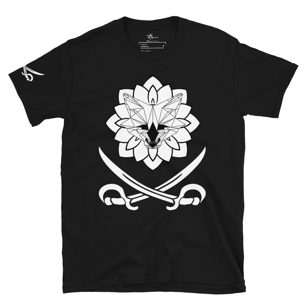 Limited Edition B/W Geo Fox Flag Classic Pirate T-Shirt!