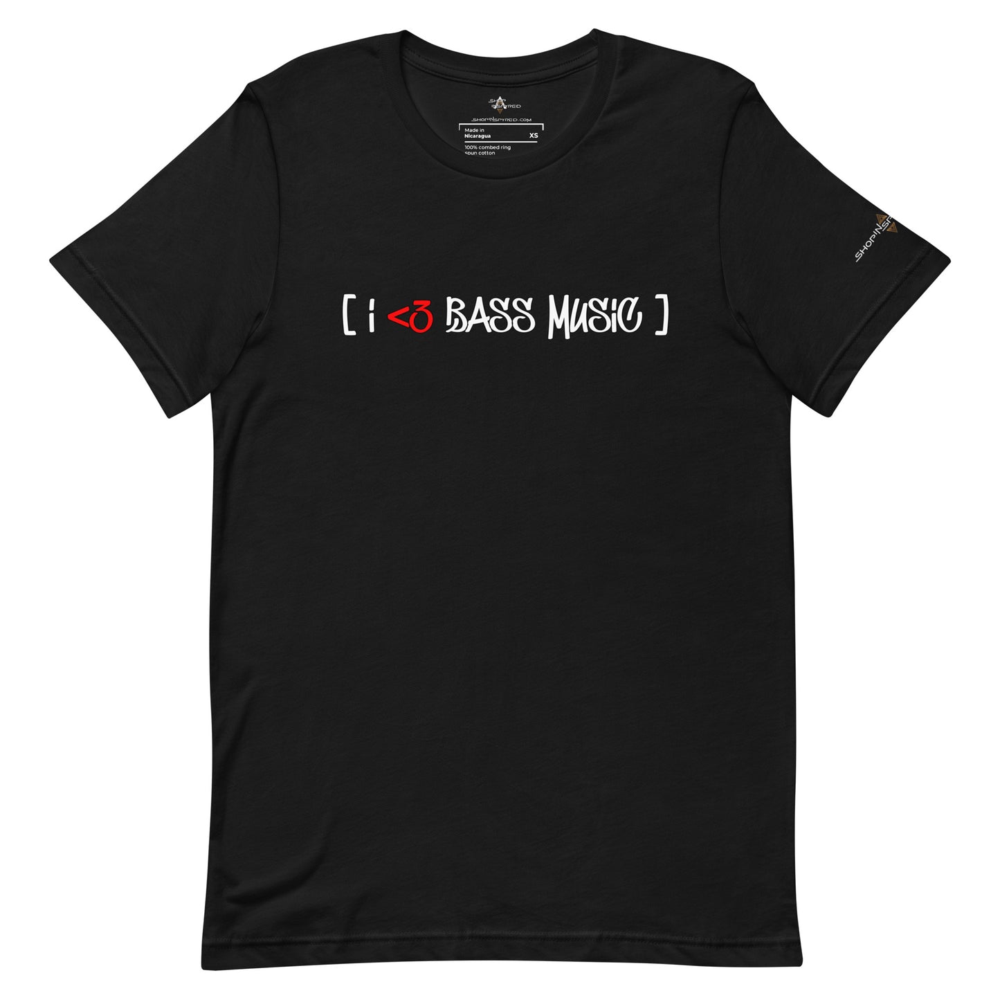 I Heart Bass Music Tee